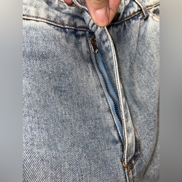 Rehab Lab | Double Waist Band Cut out Relaxed High Waist Jeans Size Small EUC - Picture 6 of 12